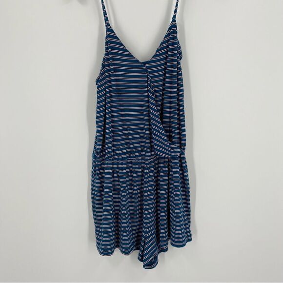 American Eagle Women’s V Neck Sleeveless Striped Romper size S - Picture 1 of 4